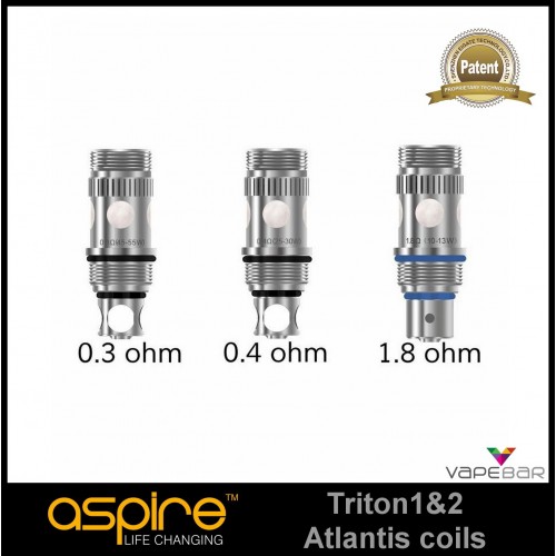 Aspire Triton &amp; Atlantis Coils Αντιστασεις