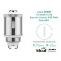 ELEAF GS Air 0.75 cotton MAS & eGrip coils