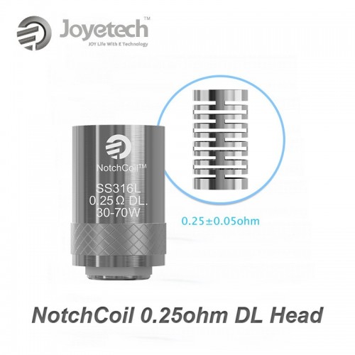 Joyetech NotchcoilTM 0.25ohm DL. Head Αντιστασεις