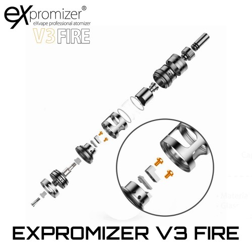 EXvape Expromizer V3 Fire RTA M2 Deck Screws Set Βιδες