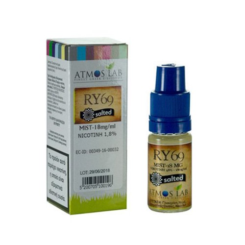 RY69 Atmos lab Nicotine Salts 18mg 10ml