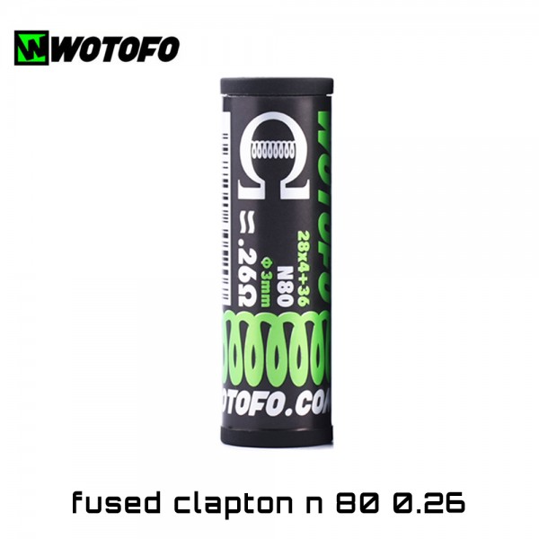 Wotofo 4-Core Fused Clapton Ni80 Coils - Ετοιμες Αντιστασεις