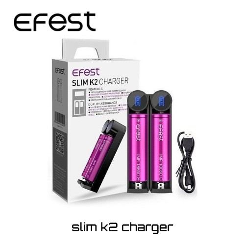 Φορτιστης Efest Slim K2 USB Charger