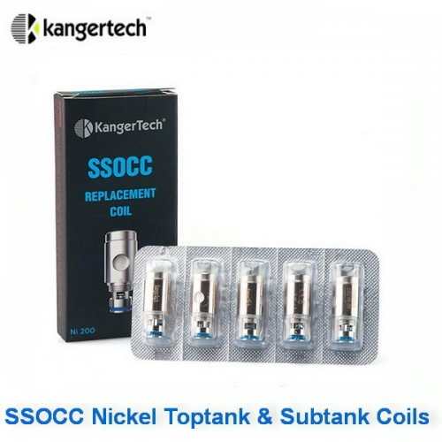 SSOCC Nickel Ni200 Toptank Kanger Subohm coils &amp; SubTank
