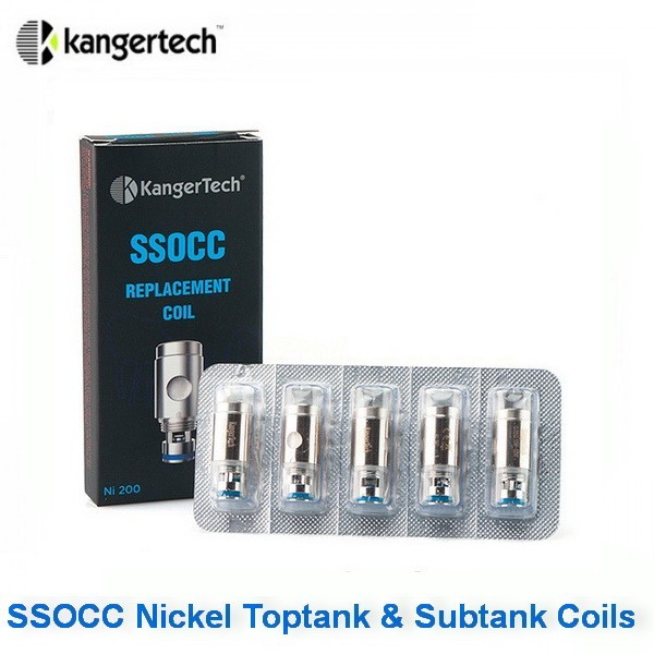 SSOCC Nickel Ni200 Toptank Kanger Subohm coils & SubTank
