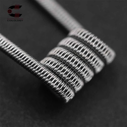 Coilology 0.14ohm Ni80 Staggered Fused Clapton Coil wire Σύρμα