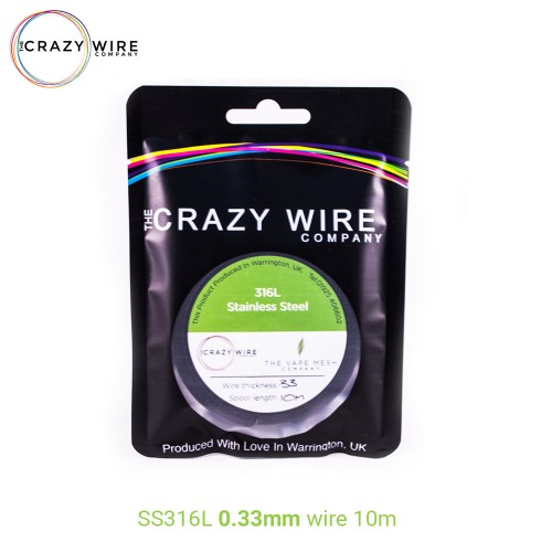 Crazy Wire SS316L 0.33mm 10m wire Σύρμα