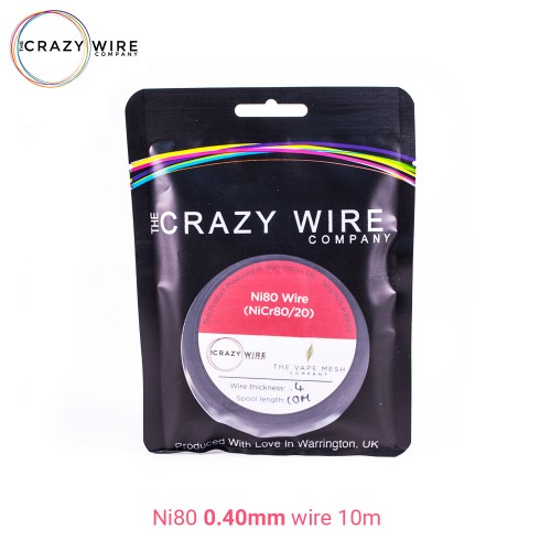 Crazy Wire Ni80 0.40mm 10m wire Σύρμα