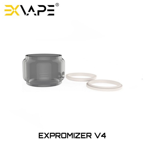 EXvape Expromizer V4 4ml Bubble Glass - Ανταλλακτικο Τζαμακι