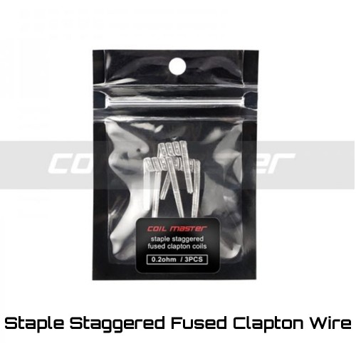 Coil Master Staple Staggered Fused Clapton Coils Ετοιμες Αντιστασεις