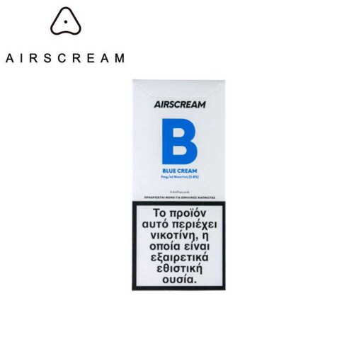 Airscream Pops Blue Cream - 4x 1.2ml Pods