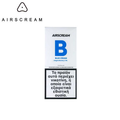 Airscream Pops Blue Cream - 4x Pods