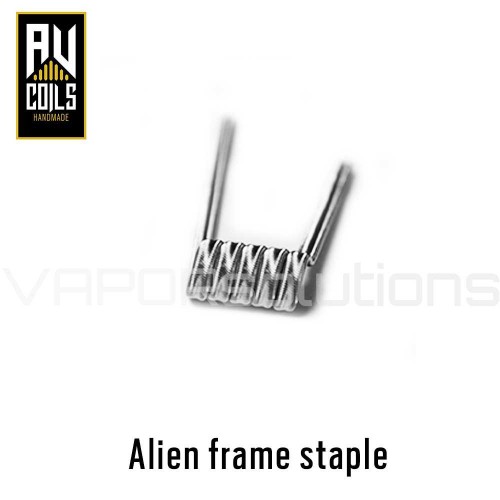 AV Coils Alien Frame Staple Ni80 0.11 Ohm Coils - Ετοιμες Αντιστασεις