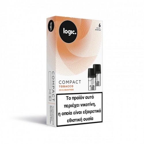 Tobacco Logic Compact 2x Pods κάψουλες