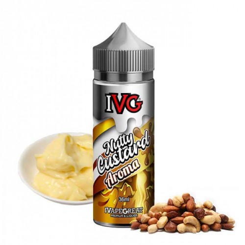 IVG Nutty Custard Shake and Vape 36/120ml