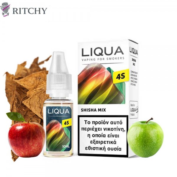 LIQUA 4S Hybrid Shisha Mix - Nicotine Salts