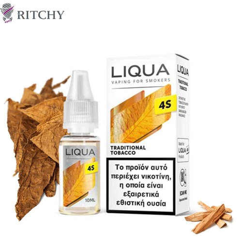 LIQUA 4S Hybrid Traditional Tobacco - Nicotine Salts 20mg 10ml