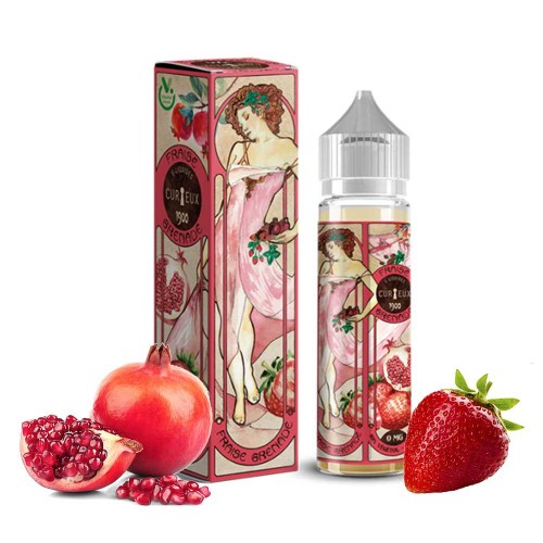Curieux Fraise Grenade 20/60ml Shake and Vape