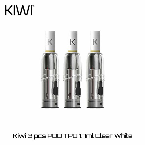 Kiwi 1.7ml Pods Clear White - Ανταλλακτικο Δοχειο Αντισταση