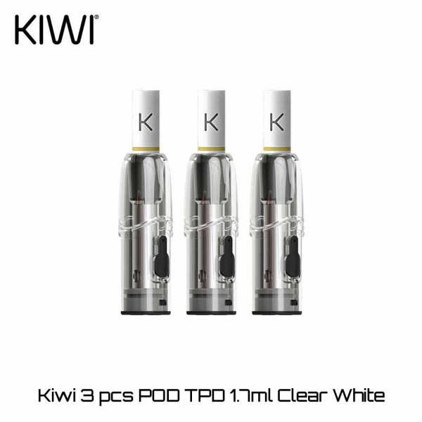 Kiwi 1.7ml Pods Clear White