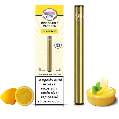 Dinner Lady Lemon Tart Vape Pen Disposable 1.5ml 20mg