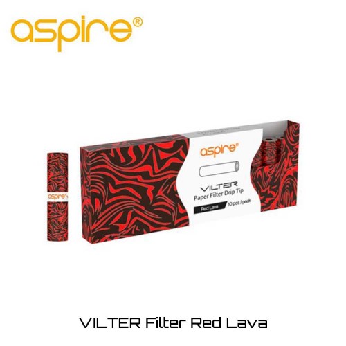 Aspire Vilter Filter Pack Red Lava - Ανταλλακτικα Φιλτρακια