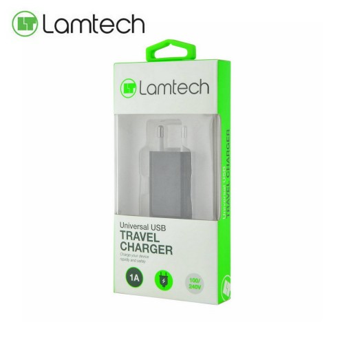 Lamtech USB Wall Charger Φορτιστης Πριζας Τοιχου 240V