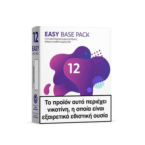 Easy Base Pack 12mg booster νικοτινης και βάση ατμιστική 4x10ml alter ego
