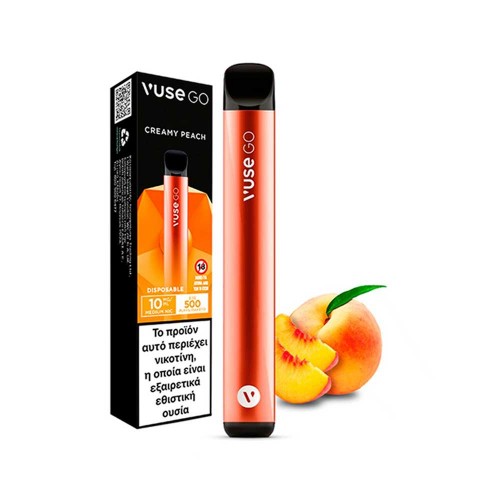 Vuse Go Creamy Peach Disposable 2ml 10mg