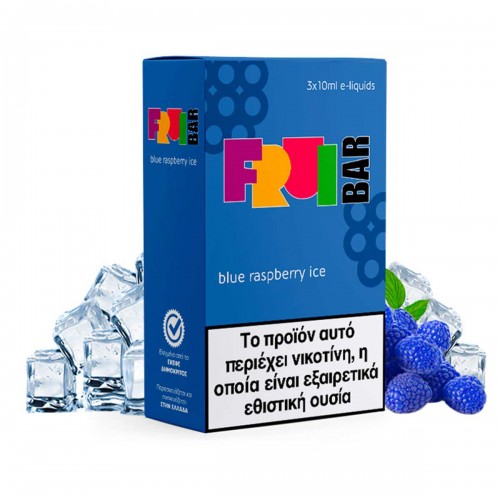 FRUI BAR Blue Raspberry Ice - Nicotine Salts 3x10ml
