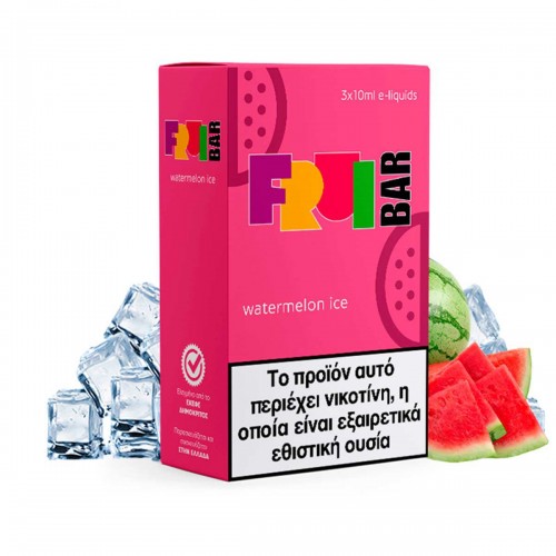 FRUI BAR Watermelon Ice - Nicotine Salts 3x10ml