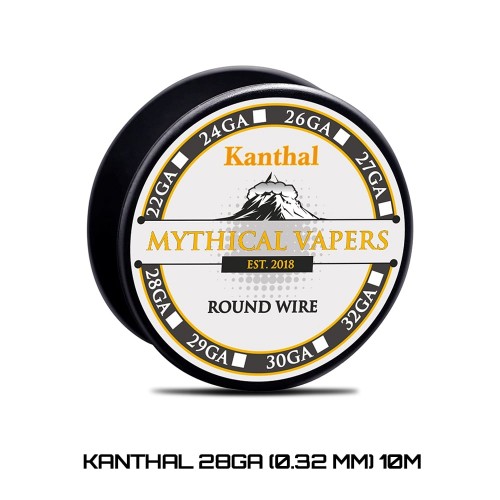 Mythical Vapers Wires Kanthal A1 28GA 10m wire Σύρμα