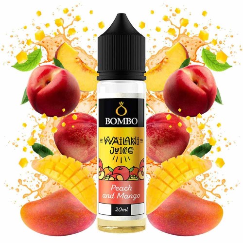 Peach and Mango BOMBO Wailani Juice Flavor Shot 20/60ml
