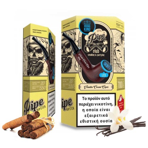 AROMA KING Pipe Hipster Vanilla Cream Cigar Disposable 2ml 20mg