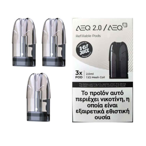 AEQ 2.0 Pods S-Elf Juice - Ανταλλακτικο Δοχειο Αντισταση