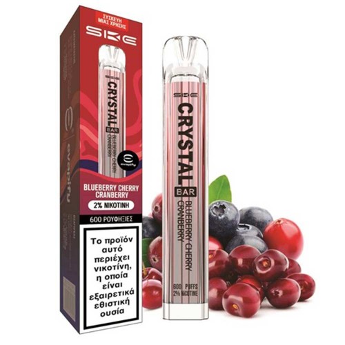 SKE Crystal Bar Blueberry Granberry Cherry Ice Disposable 2ml 20mg