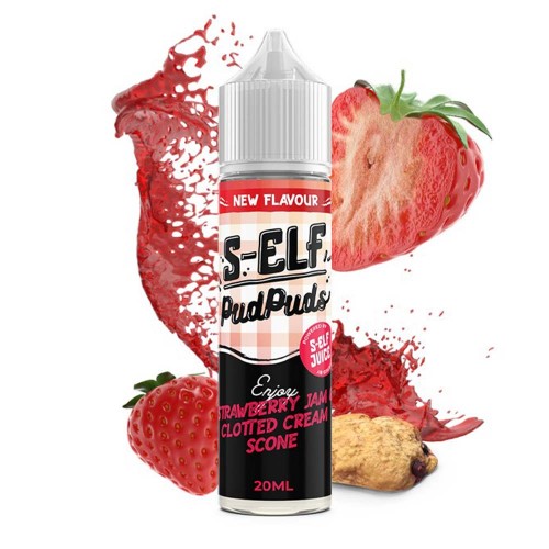 Strawberry Jam &amp; Clotted Cream Scone S-ELF Juice Flavor Shot 20/60ml