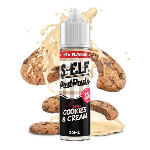 Cookies & Cream S-ELF Juice Flavor Shot 20/60ml