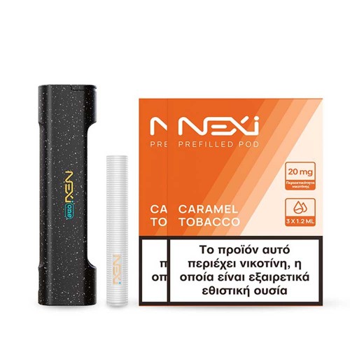 Aspire NEXI One Kit με 2 πακέτα Sticks Caramel Tobacco 20mg